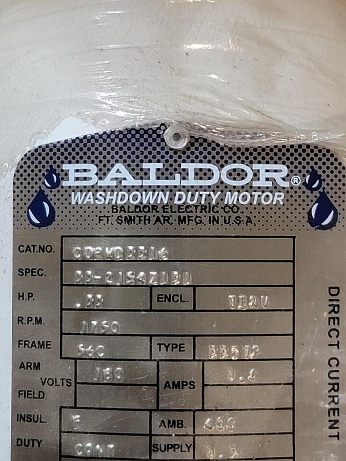 Used NEW ABB BALDOR CDPWD3316 1/3HP ELECTRIC MOTOR 1750RPM 33-2154Z131 TENV