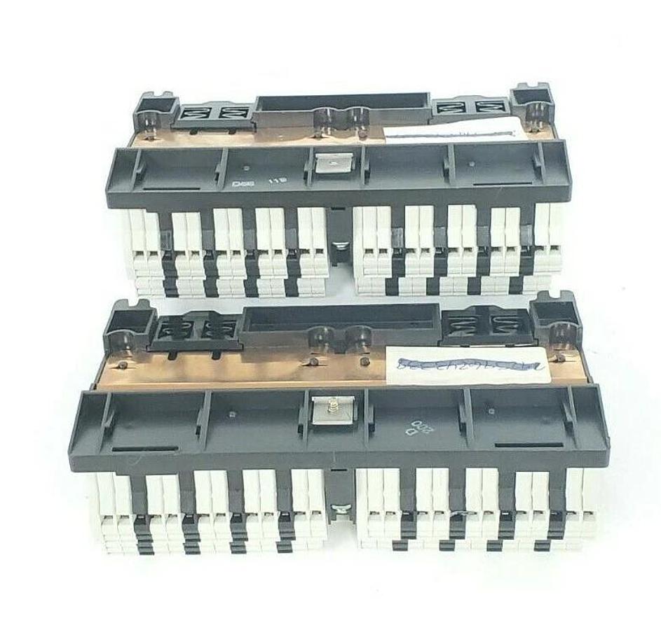 Used LOT OF 2 GE FANUC IC670CHS002E I/O BASE 2 TIER BOX TERMINALS IC670CHS002