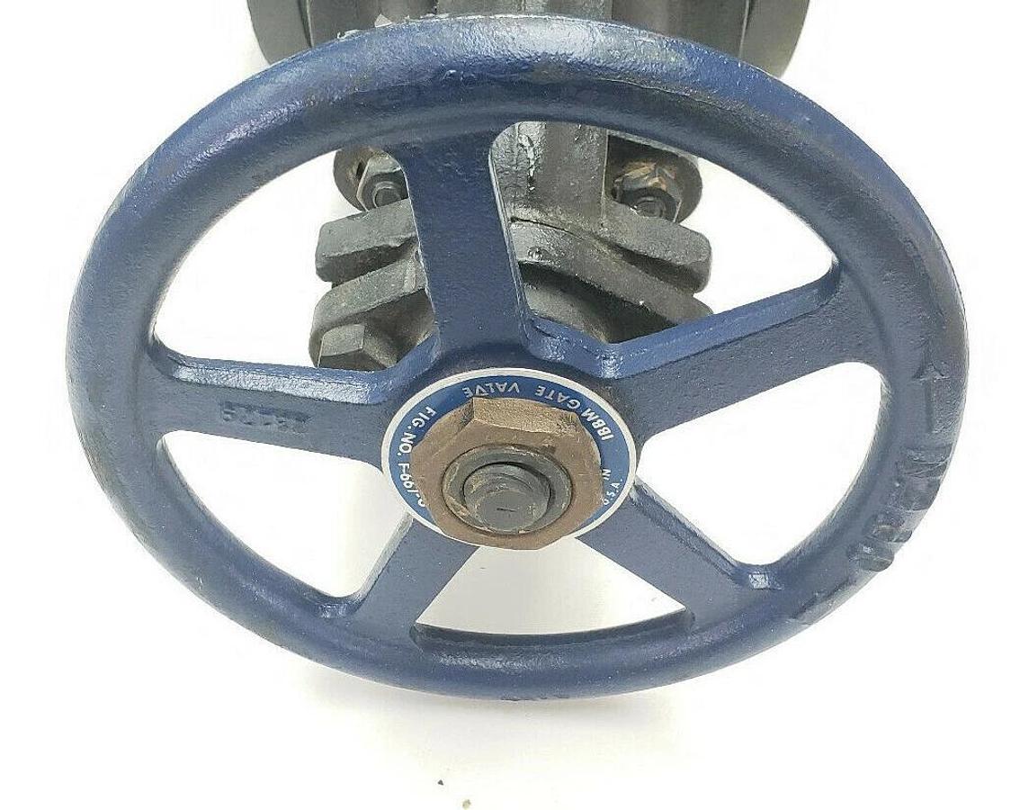 Used NIBCO F-667-0 IBBM 3" GATE VALVE 250 SWP 500 WOG 40155 F6670