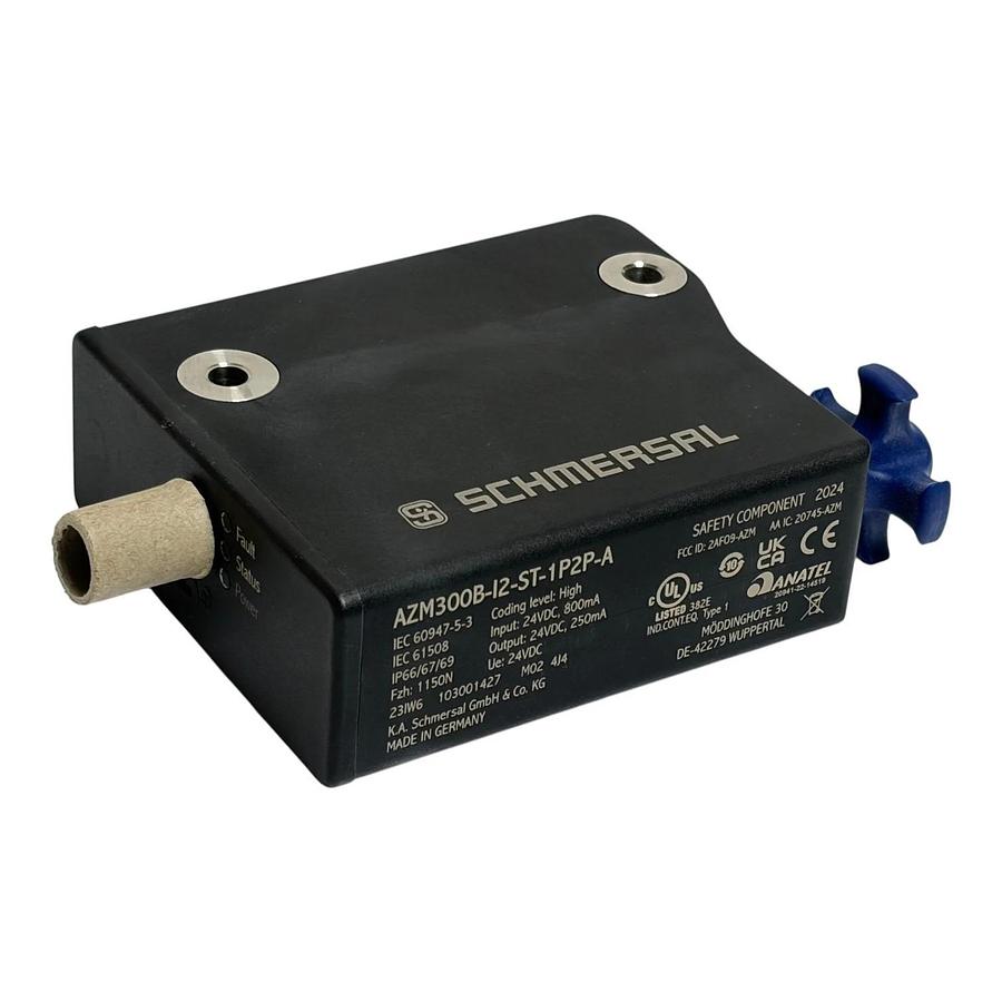 Schmersal AZM300B-12-ST-1P2P-A RFID Solenoid Interlock Safety Switch - NSMP