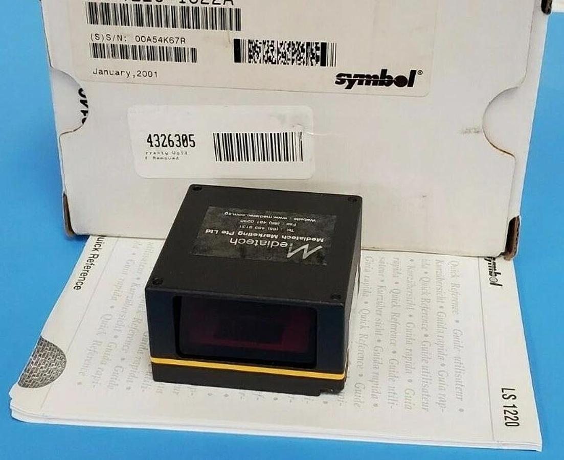 Used NIB SYMBOL LS-1220-I322A LASER BARCODE SCANNER LS1220I322A