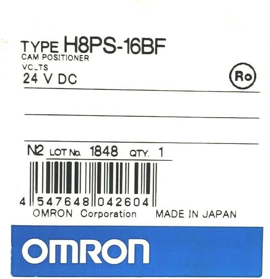 Used NIB OMRON H8PS-16BF CAM POSITIONER 24V DC, H8PS16BF