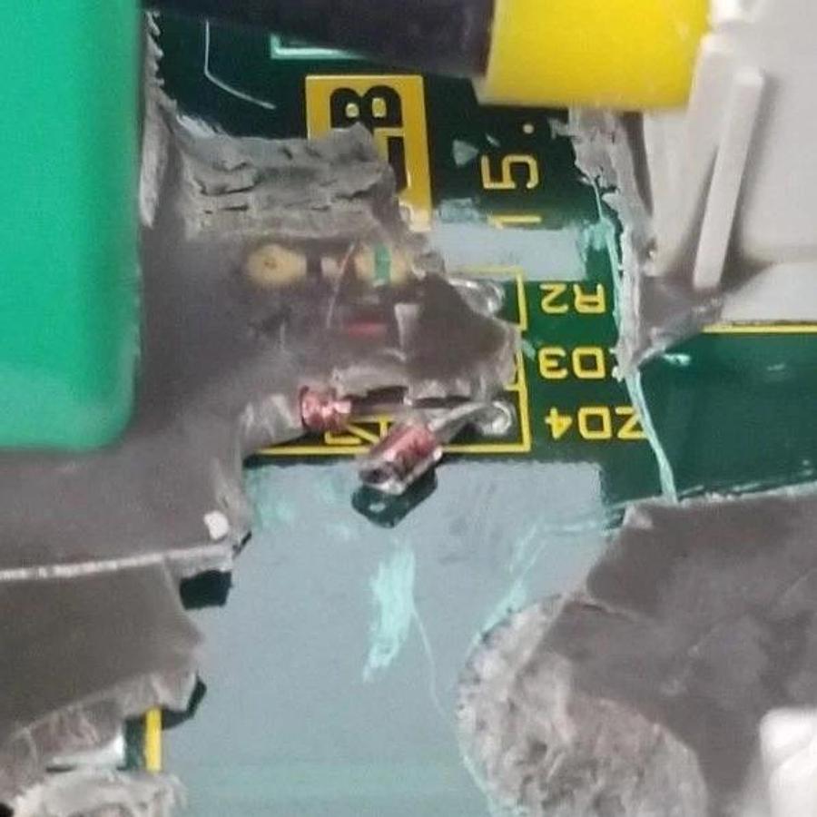 Used KEB COMBIVERT 16.F4.015-0009 POWER BOARD FA-NR: 00165999 (FOR PARTS)