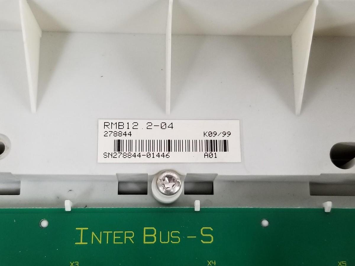 Used INDRAMAT RMB12.2-04 COMMUNICATION MODULE 278844 109-0968-4B11-02 BUS9 R911278844