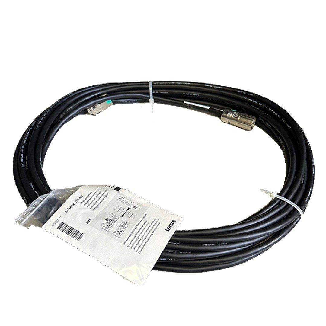 Used NEW LENZE EDKYFAXF01-S0X SYSTEM CABLE FOR RESOLVER CONNECTION 13293716