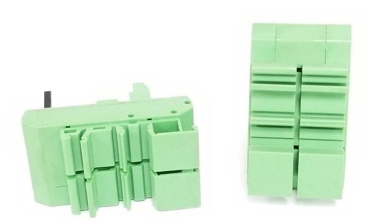 Used LOT OF 2 PHOENIX CONTACT TYPE: UMK MODULE HOUSINGS W/ 7001037 BOARDS