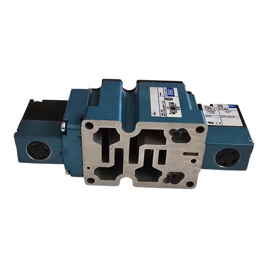 MAC Valves 6331D-000-PM-111DA Solenoid Valve w/ PME-111DABE Pilot 120VAC 150PSI