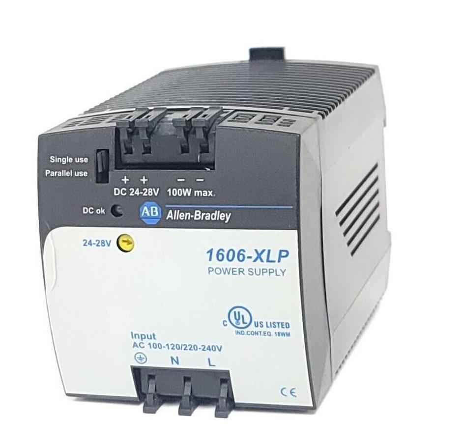 Used ALLEN BRADLEY 1606-XLP100E /A 1606-XLP POWER SUPPLY 50/60Hz 1606XLP100E