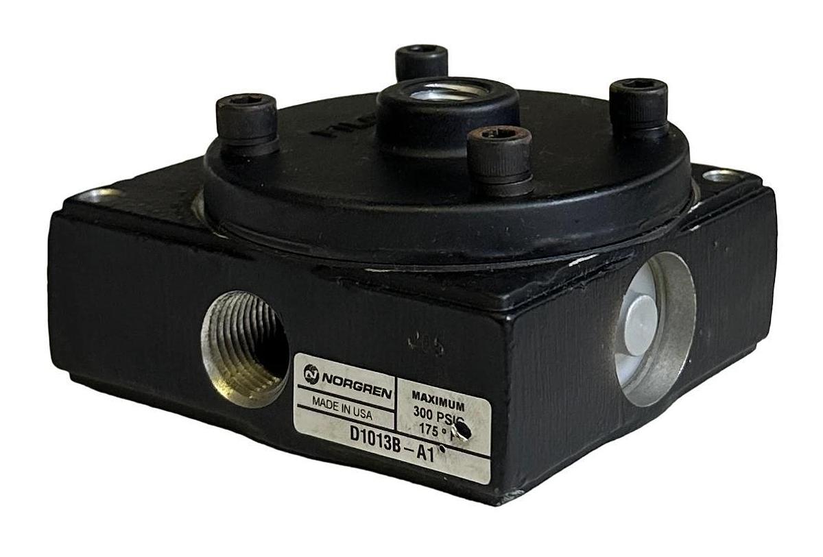 NEW NORGREN D1013B-A1 / D1013BA1 PNEUMATIC POPPET VALVE 300PSIG NSNP
