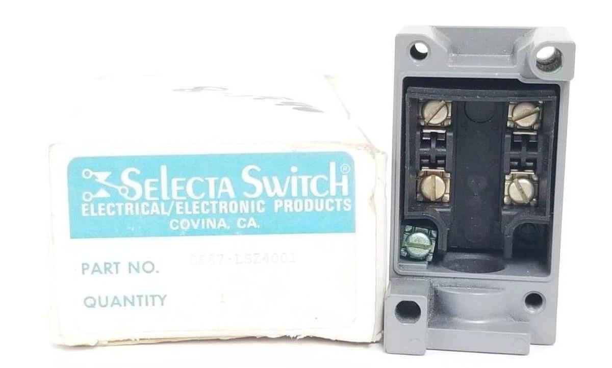 Used NIB SELECTA SWITCH SS87-LSZ4001 LIMIT SWITCH BODY SS87LSZ4001
