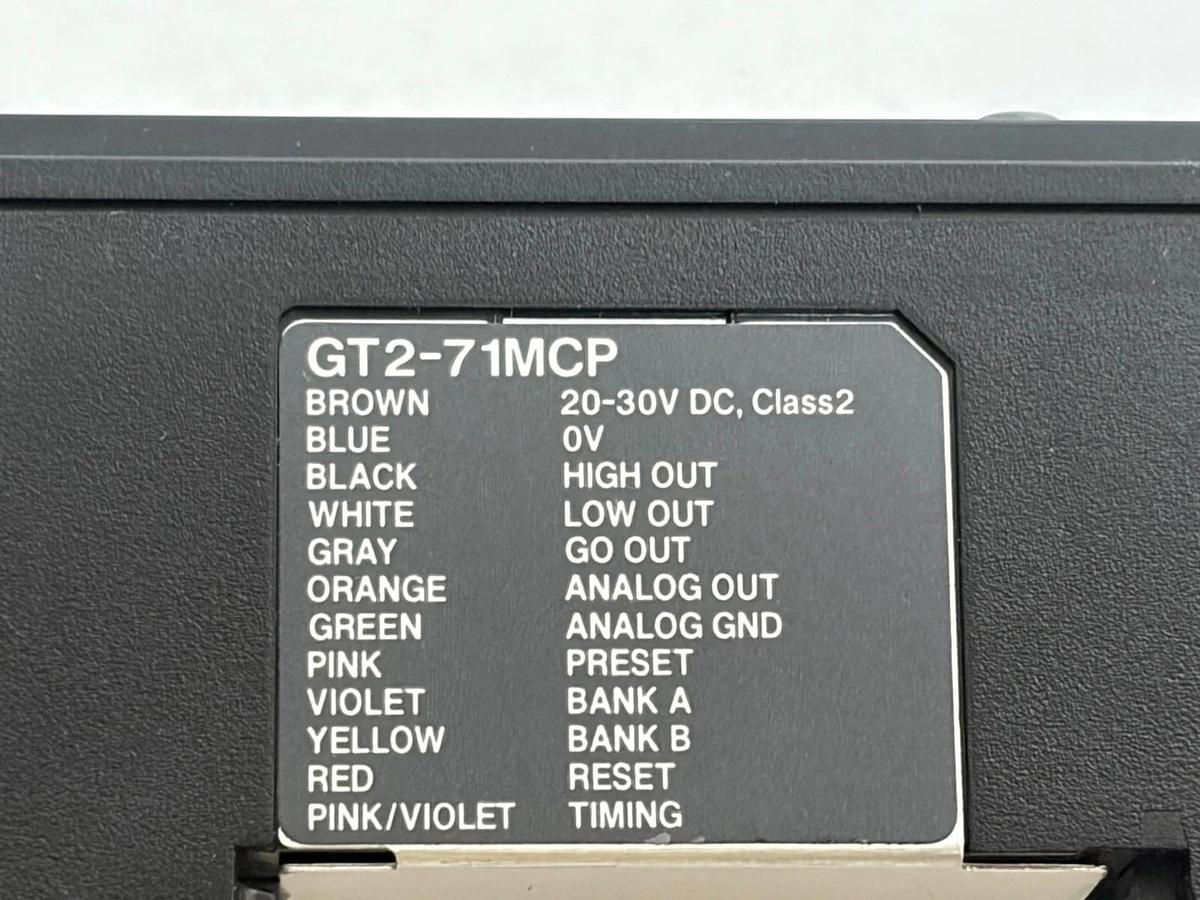 New Keyence GT2-71MCP Digital Sensor Amplifier GT2 Series Unused Spare 24V