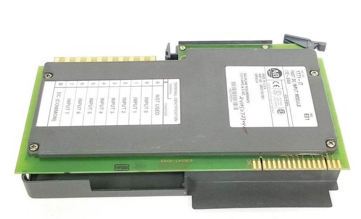 Used ALLEN BRADLEY 1771-IT FAST DC INPUT MODULE SER. A REV. E01 96537102 B01 1771IT