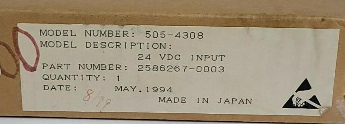 Used NEW SIEMENS 505-4308 MODULE DIGITAL INPUT 5054308, 24VDC INPUT