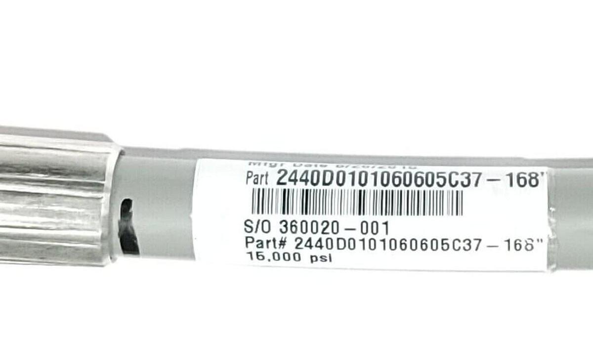 Used NEW PARKER TRACKING SYSTEM PXJKAECE TENSION HOSE 2440D0101060605C37-168 14FT