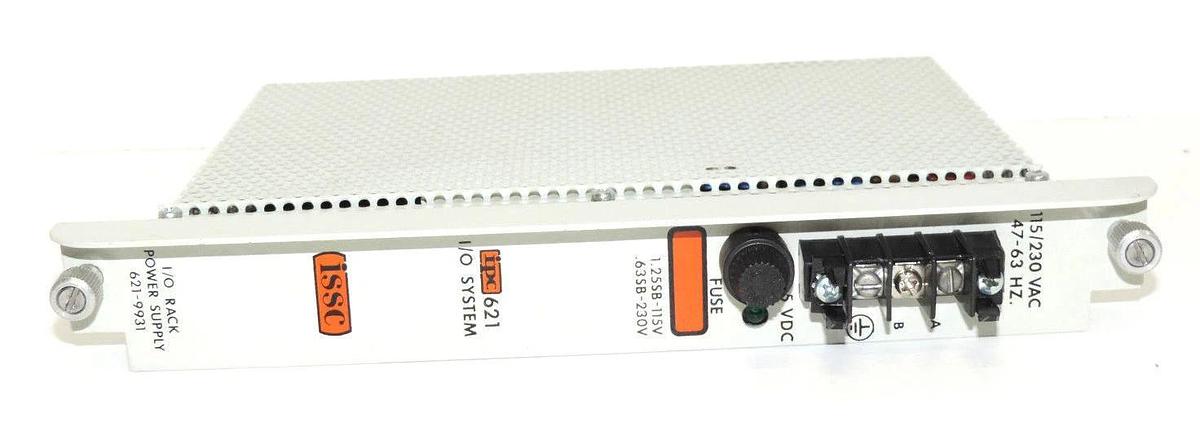 Used ISSC 621-9931 I/O RACK POWER SUPPLY 6219931 INPUT: 115/230VAC 1.25/.63 AMPS