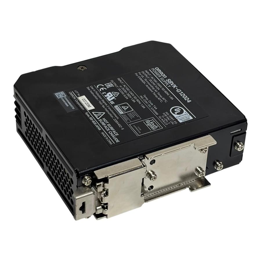 Used Omron S8VK-G12024 DIN Rail Power Supply 24V 5A 120W Switch Mode