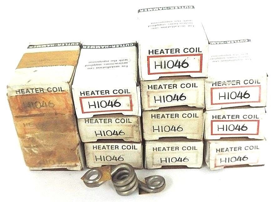 Used LOT OF 13 NIB CUTLER-HAMMER H1046 HEATER ELEMENTS