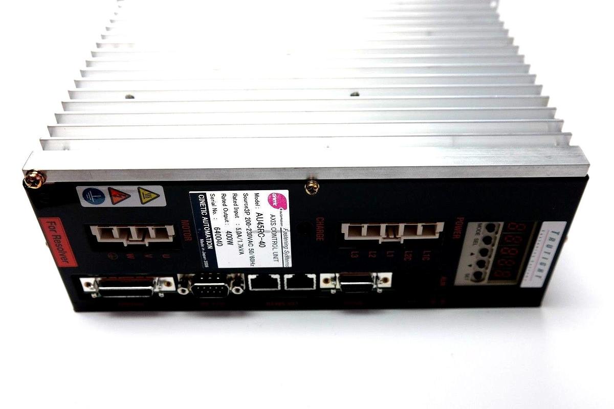 Used NEW CINETIC AUTOMATION AU45RC-40 AXIS CONTROL UNIT A70E3-HX-4200 AU45RC40
