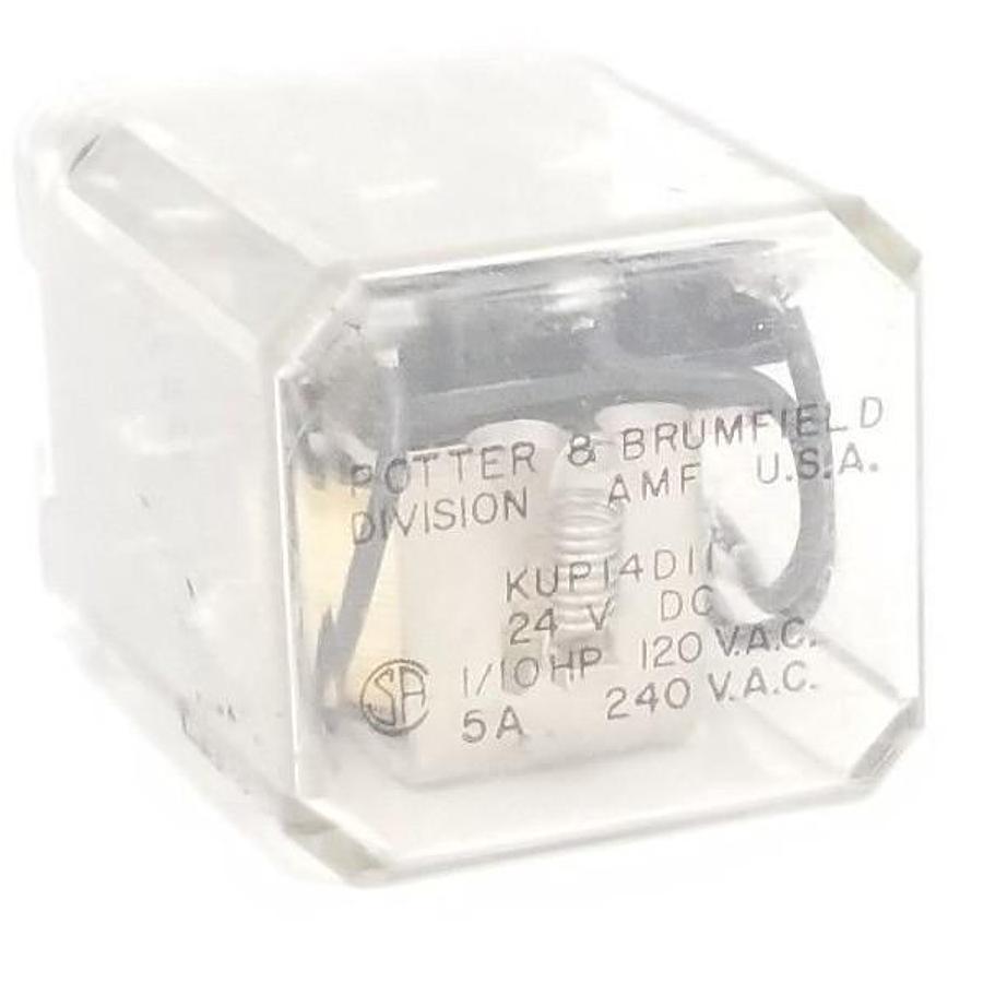 Used POTTER & BRUMFIELD KUP14D11-24 RELAY KUP14D1124V