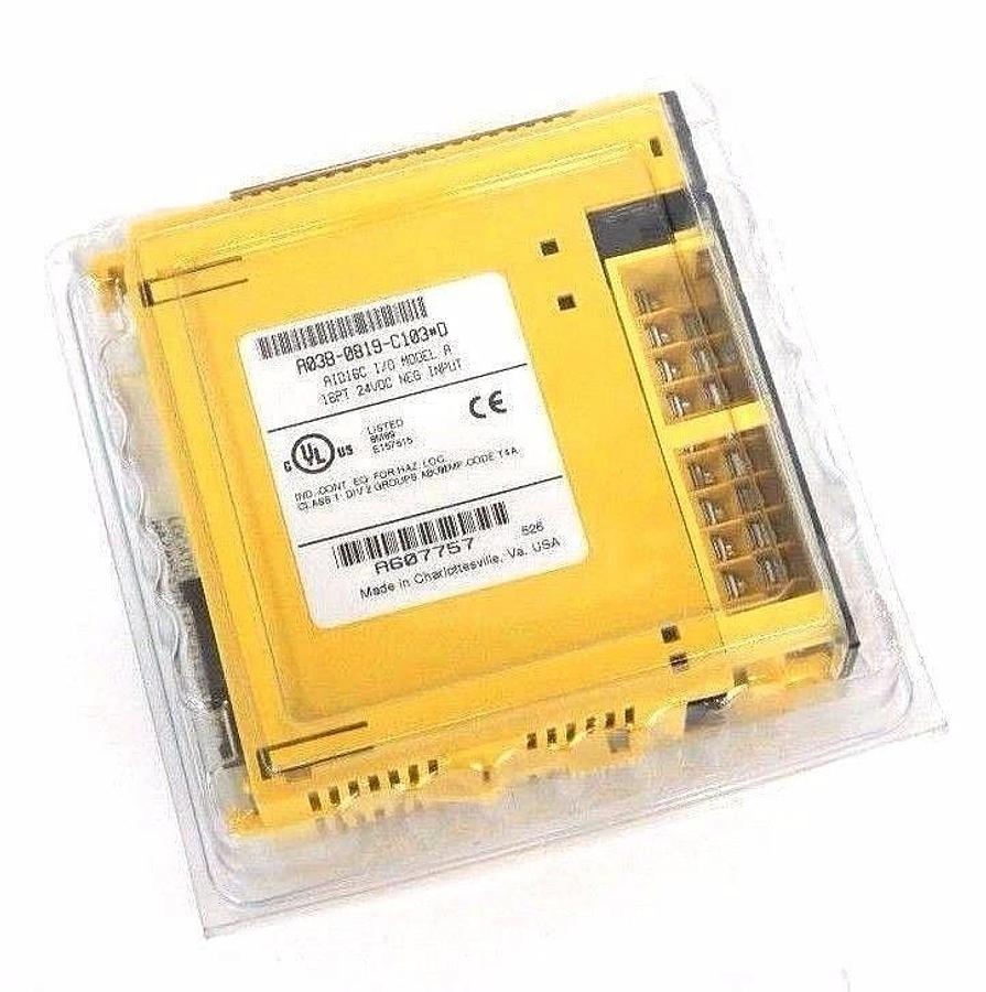 Used NEW FANUC A03B-0819-C103#D AID16 I/O MODEL A 16PT 24VDC NEG INPUT