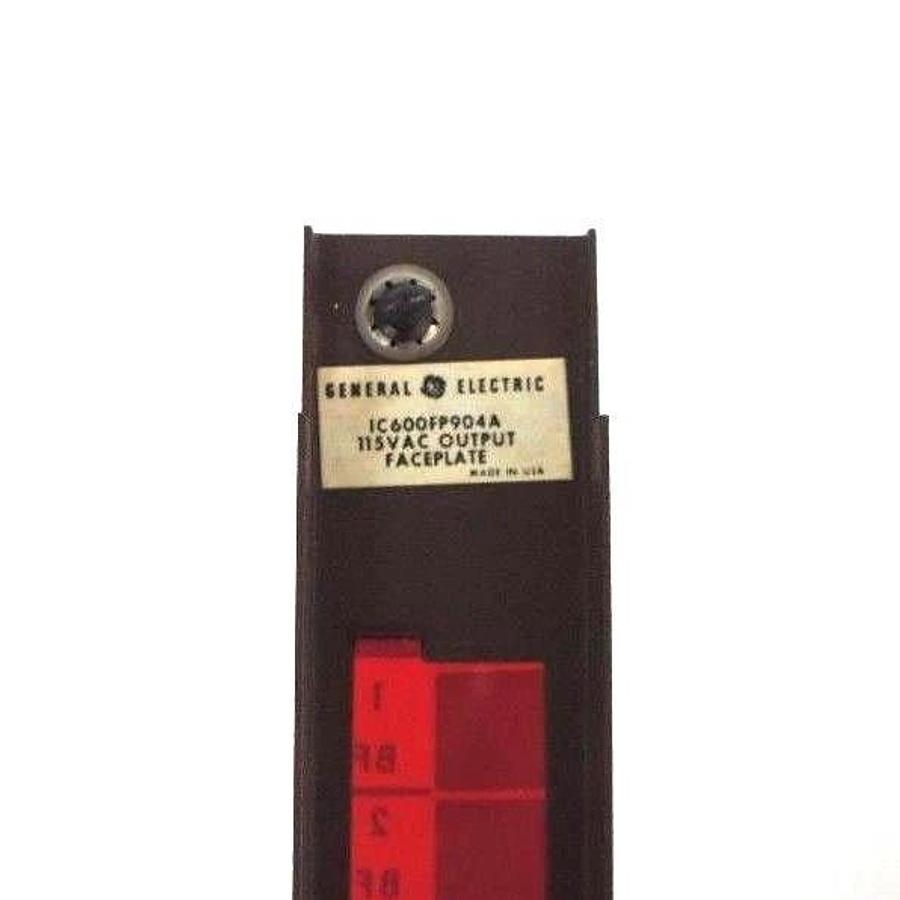 NEW GENERAL ELECTRIC IC600FP904A FACEPLATE 115 VAC OUTPUT