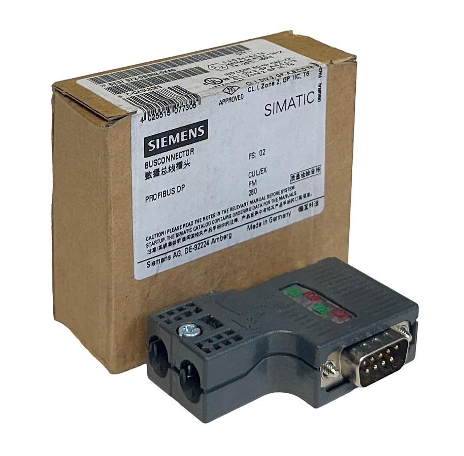 Used SIEMENS 6ES7 972-0BB52-0XA0 / 6ES79720BB520XA0 SIMATIC PROFIBUS CONNECTOR NSMP