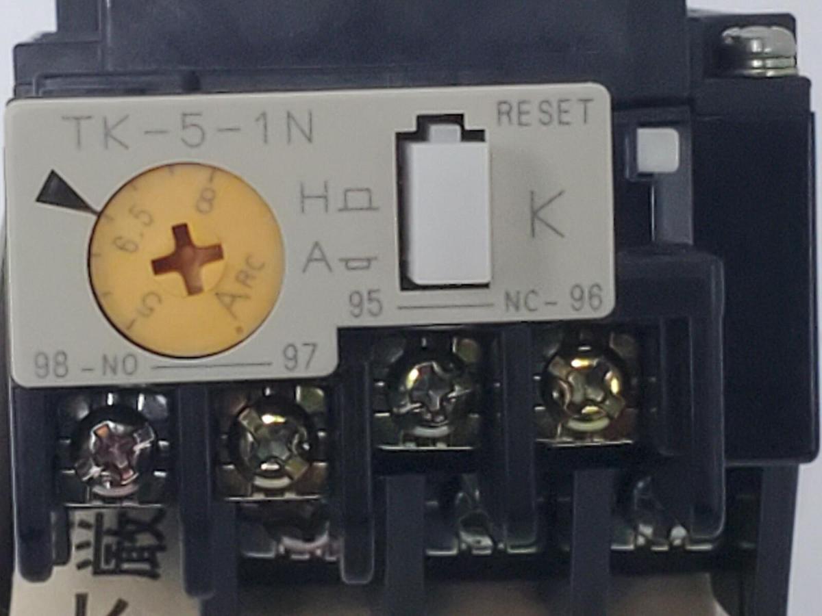 Used NIB FUJI ELECTRIC TK-5-1N THERMAL OVERLOAD RELAY, 5-8A, 4NK0HP, 4NKOHP, TK51N