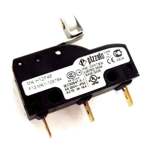 Used NEW PIZZATO MK H12F46 MICROSWITCH WITH VERTICAL FASTON MKH12F46, F13 MK1-105764