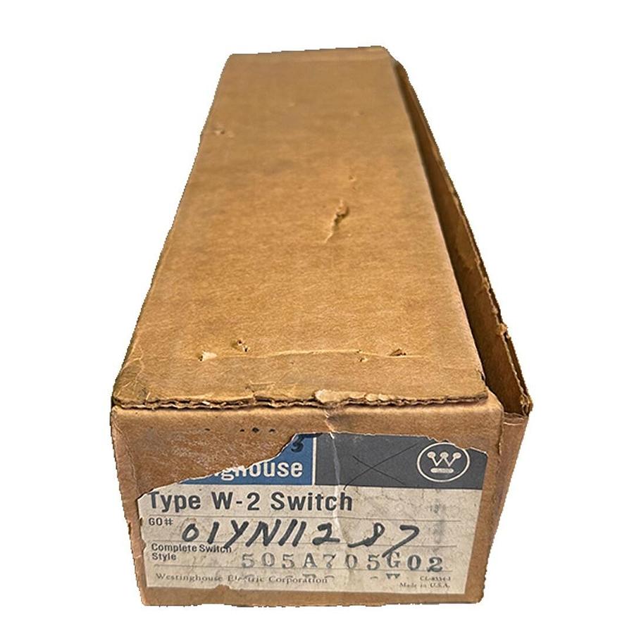 Used NEW WESTINGHOUSE 505A705G0 TYPE W-2 / W2 ROTARY SWITCH