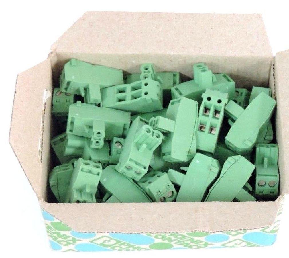 Used BOX OF 50 PHOENIX CONTACT TMSTBP 2.5/ 2-ST-5.08 PLUG COMPONENTS TMSTBP252ST508