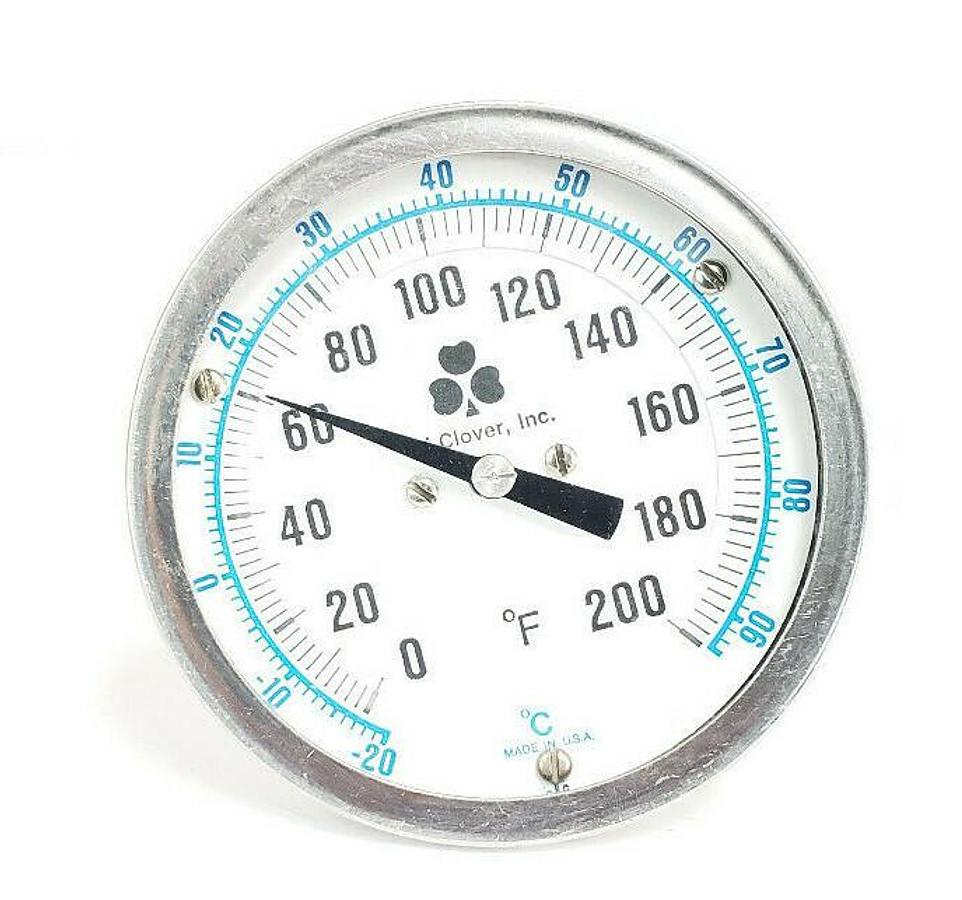 Used TRI-CLOVER 0-200 DEG F / -20-90 DEG C THERMOMETER