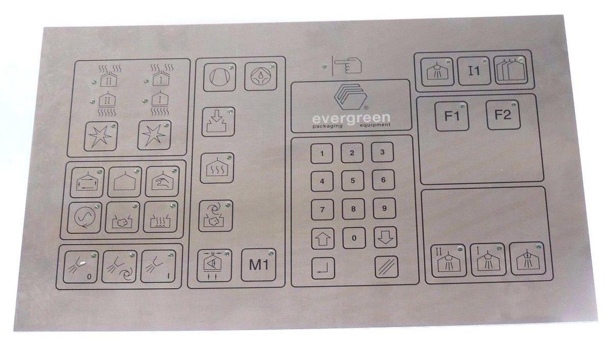 NEW EVERGREEN EPVR3990770 REP & RET CONTROL PANEL 2704-24-01 REV. B