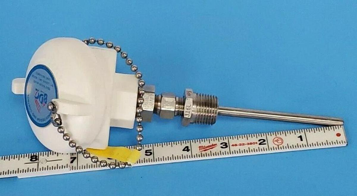 Used BDC BURNER DESIGN CONTROL R5T185L48053-00-65B TEMPERATURE SENSOR PROBE ASSY.