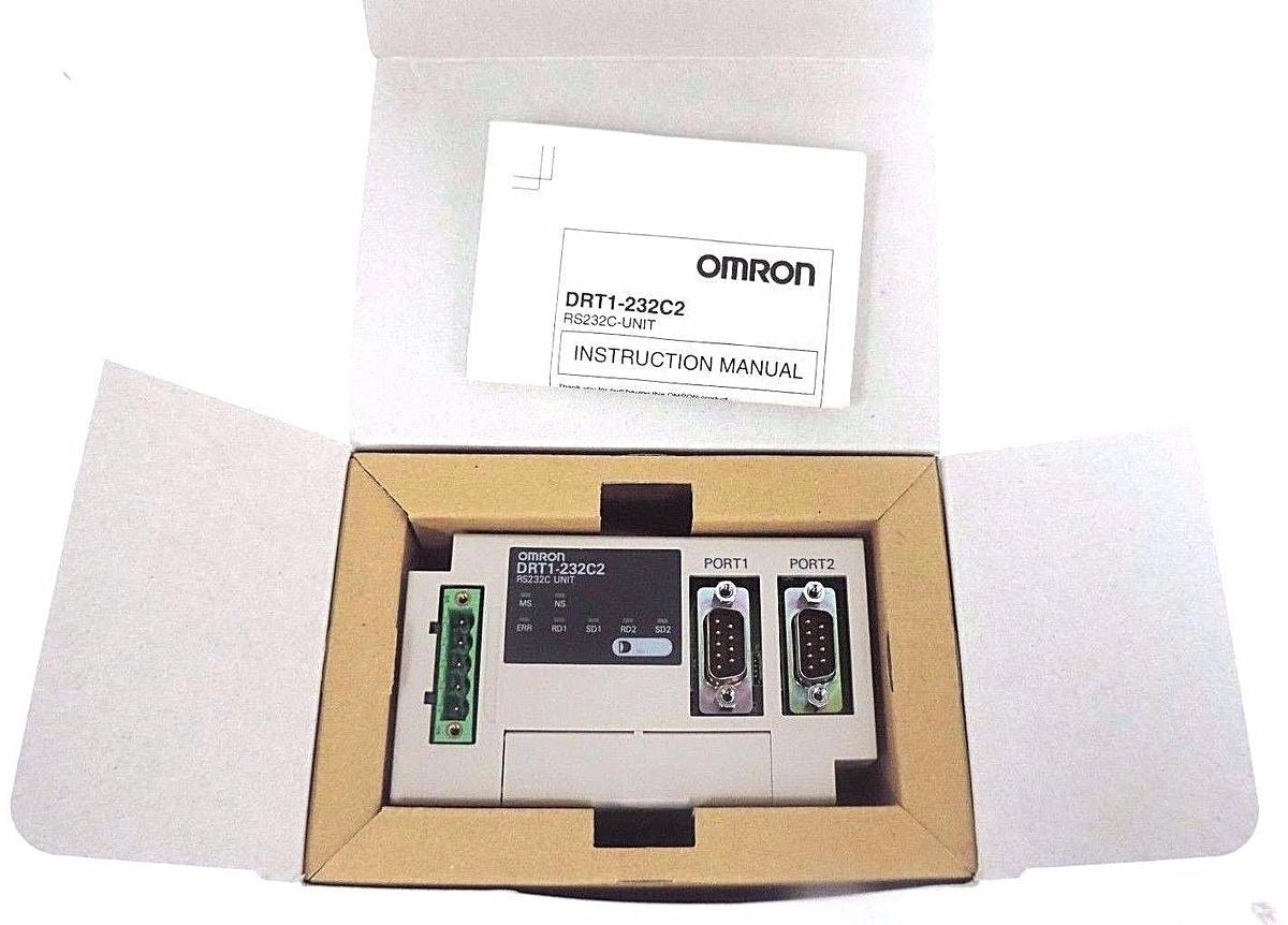 NIB OMRON DRT1-232C2 RS23SC UNIT 2 PORTS 24V, DRT1232C2