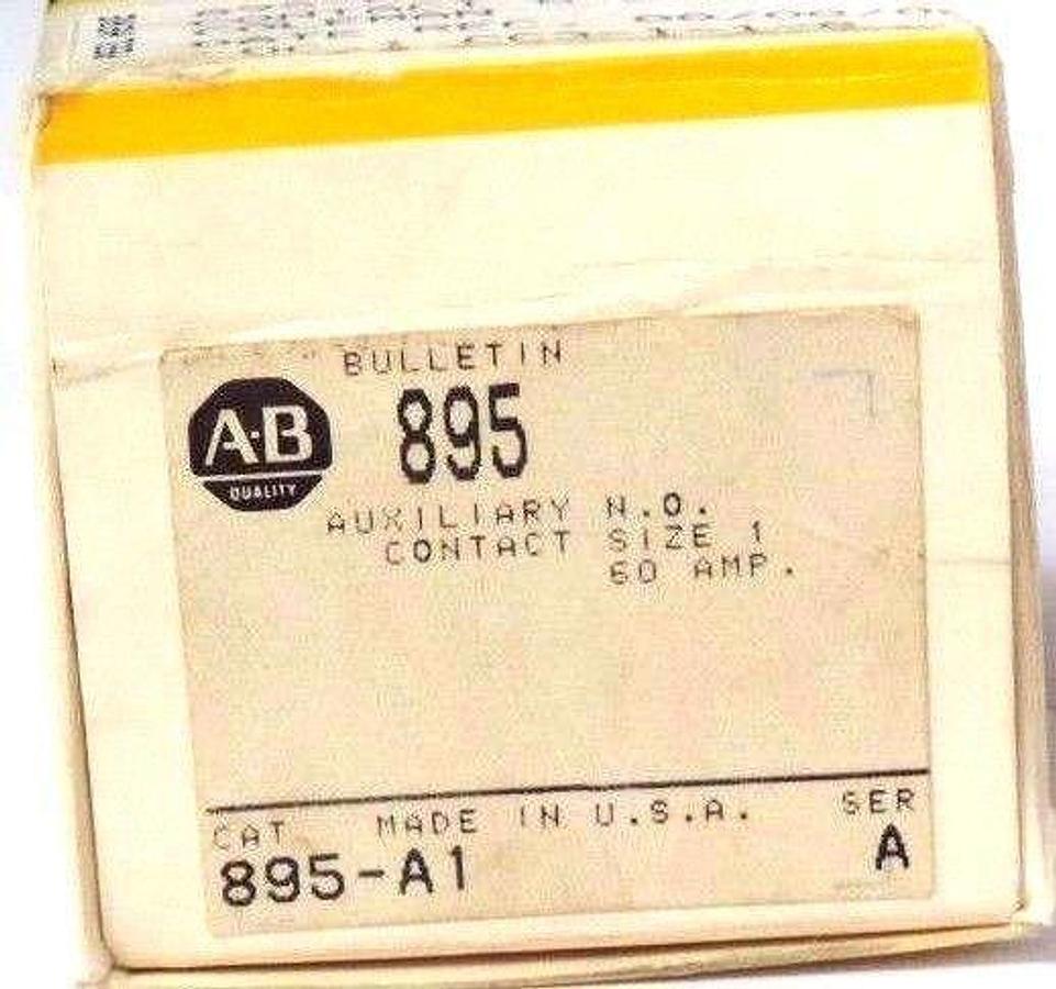 Used NIB ALLEN BRADLEY 895-A1 CONTACT SERIES A 895A1