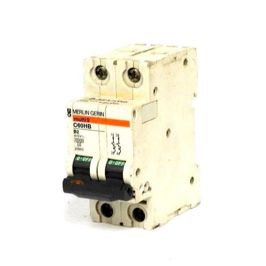 Used MERLIN GERIN C60HB B2 MULTI9 CIRCUIT BREAKER 415V 25853