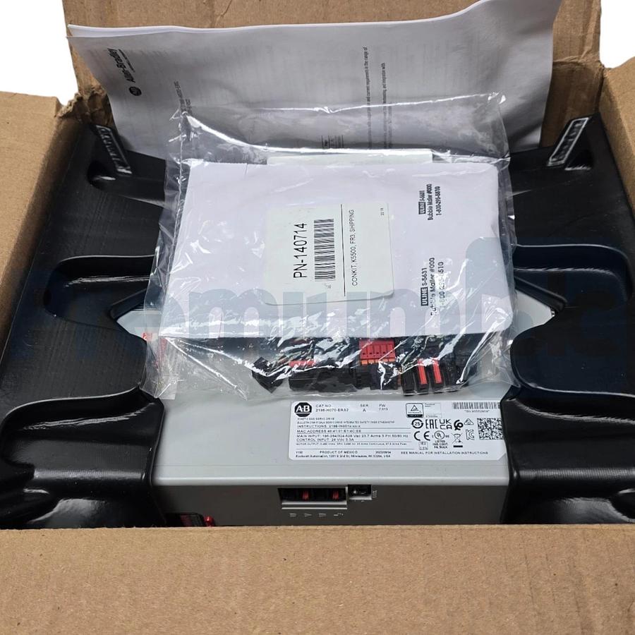 ALLEN BRADLEY 2198-H070-ERS2 /A Kinetix 5500 SERVO DRIVE F/W 7.013 MFD 2023 NSMP 885630903361