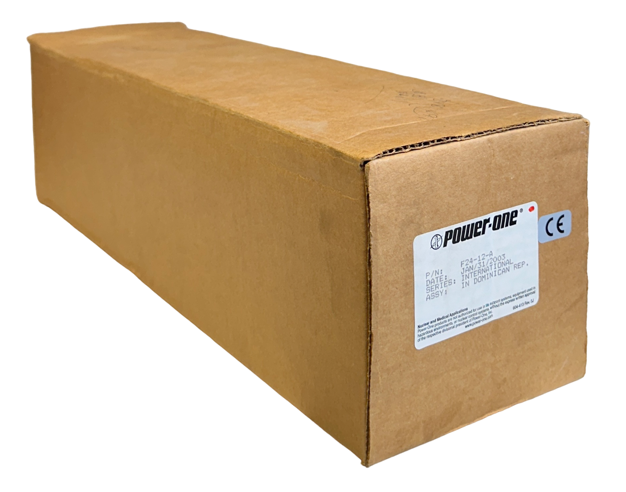 Used POWER-ONE F24-12-A / F2412A INTERNATIONAL SERIES POWER SUPPLY 100-240V IN NSMP