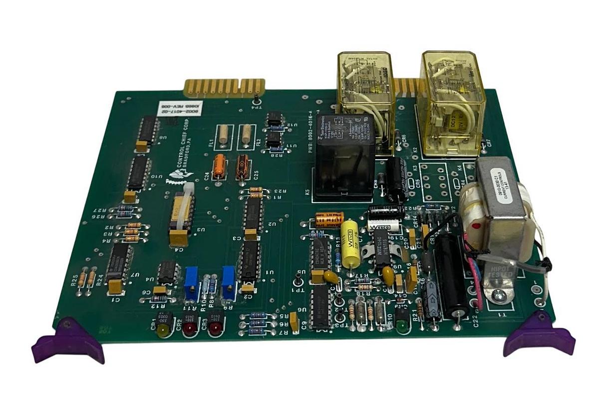 Used CONTROL CHIEF CORP 8002-4017-02 / I086B RELAY CONTROL BOARD 8002-4017 -A USNP