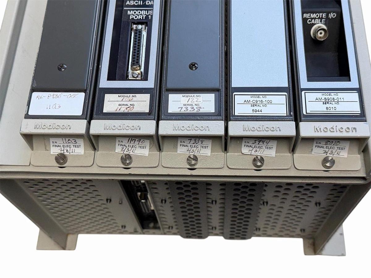 Refurbished MODICON P5-984B-832 Programmable Controller 984 Series 5-Slot PLC Rack P5984B832