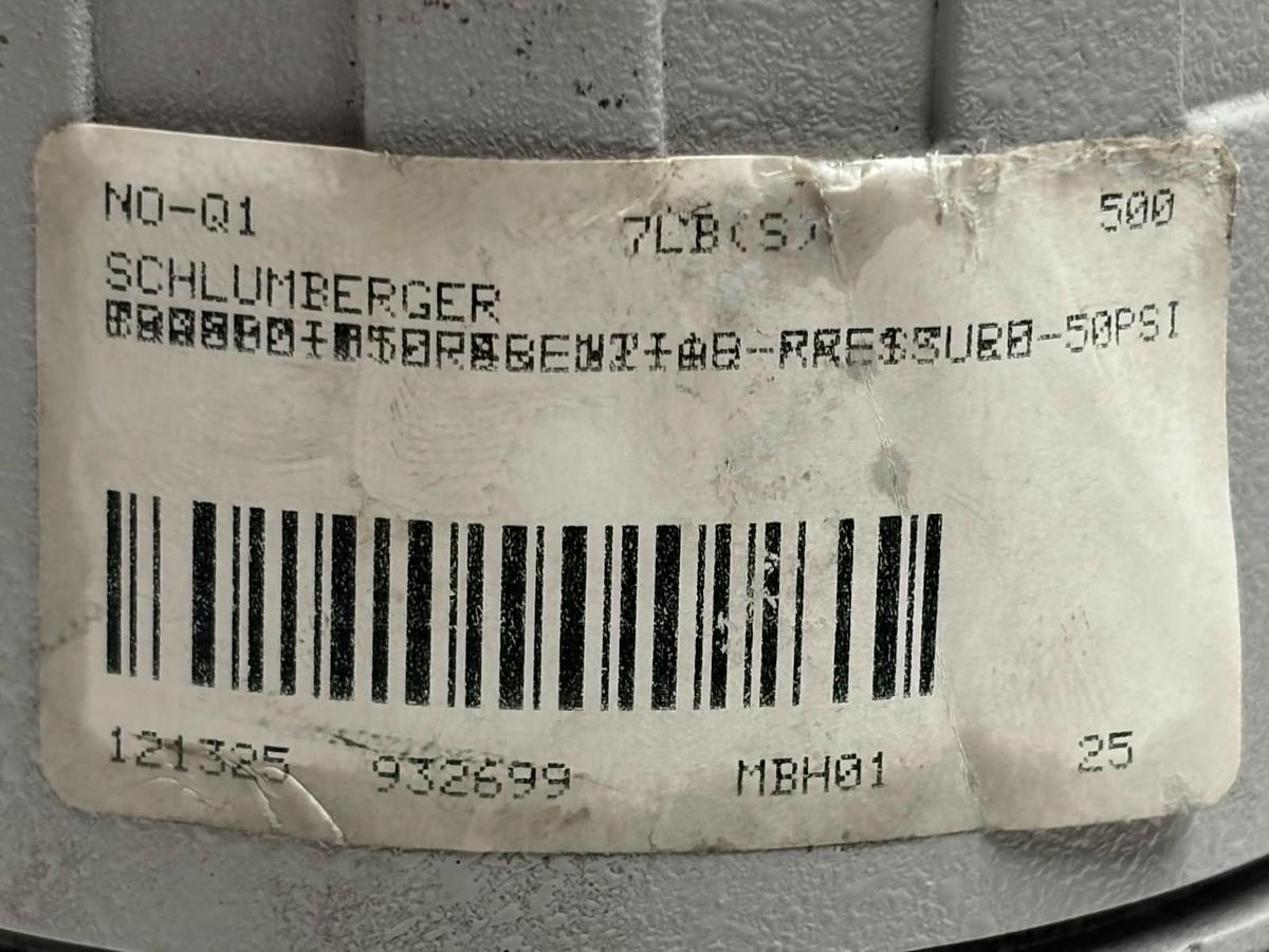 Used Schlumberger Statham PG3000-050-48 Pressure Transmitter 4-20mA 0/050 PSIG