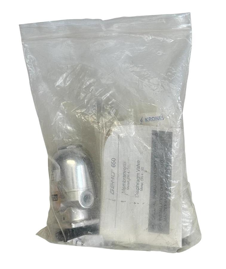 KRONES GEMU 9650 10D 1311T1 / 0900931567 DIAPHRAGM VALVE ACTUATOR TYPE 650 NSNP