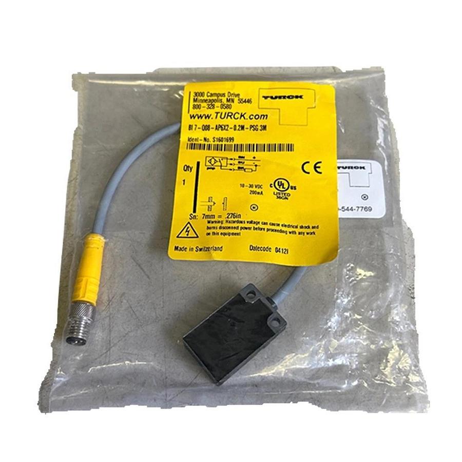 Used NEW TURCK BI 7-Q08-AP6X2-0.2M-PSG / BI7Q08AP6X202MPSG 3M INDUCTIVE S1601699