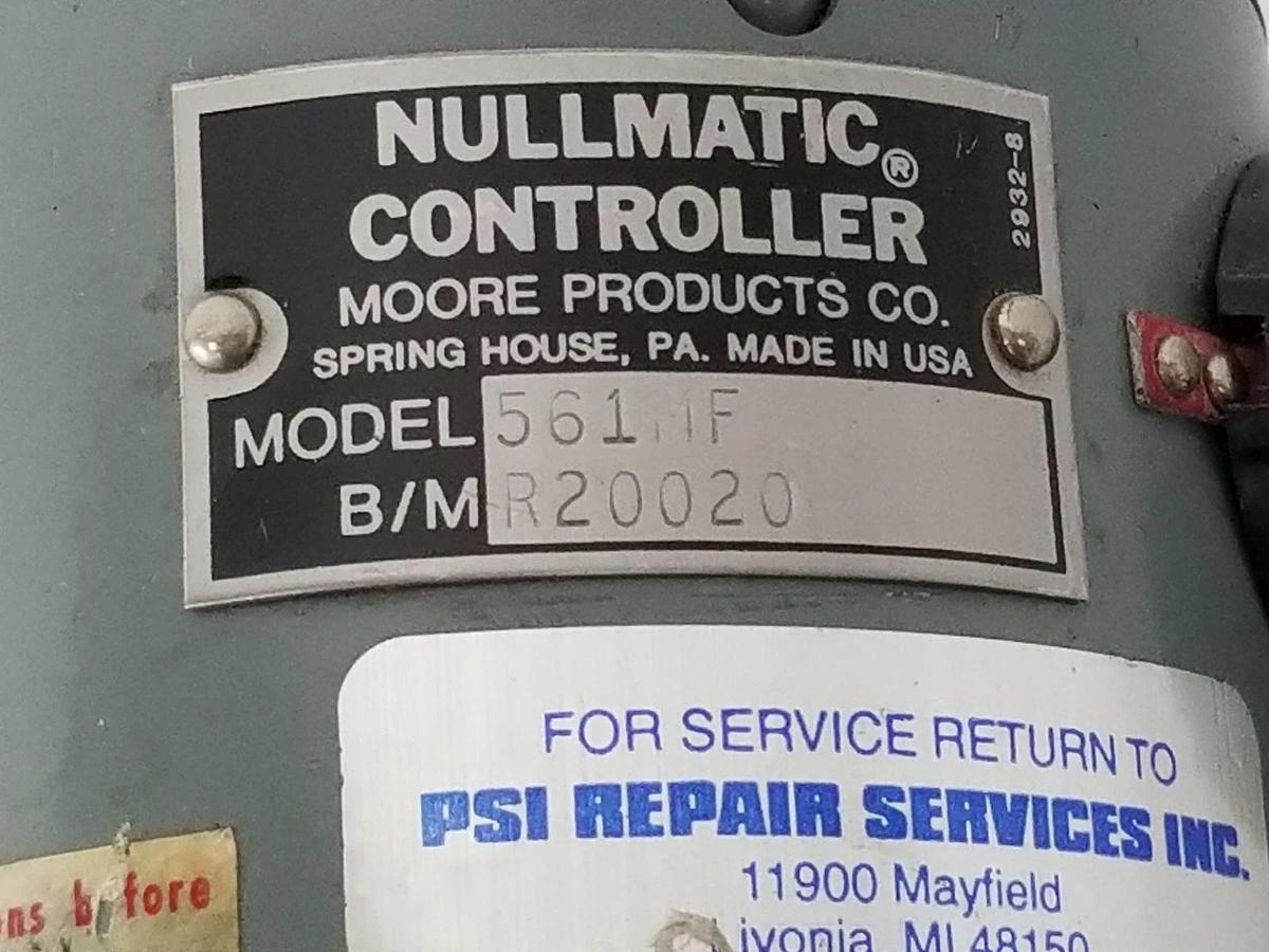 Refurbished MOORE PRODUCTS 561MF NULLMATIC CONTROLLER R20020 REPAIRED
