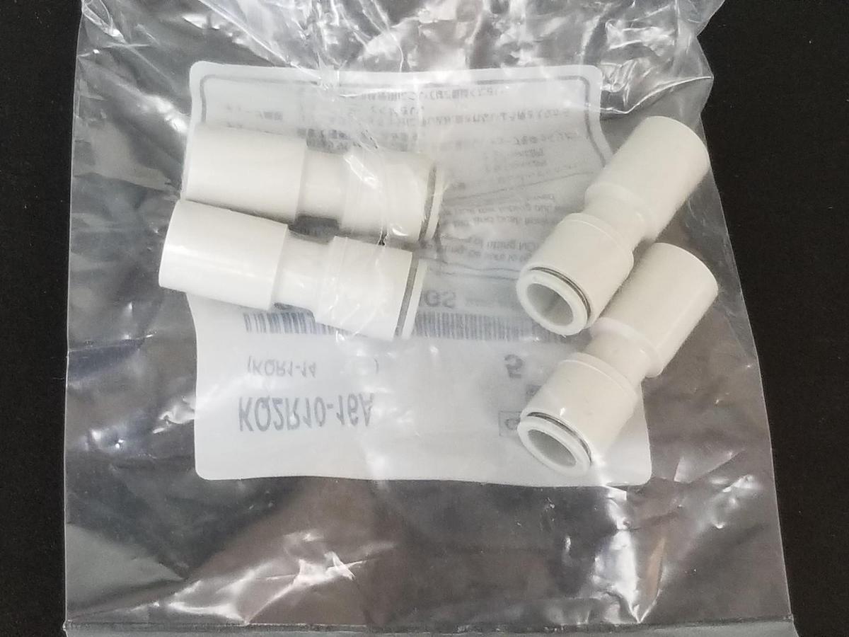 Used LOT OF 4 NEW SMC KQ2R10-16A PLUG-IN REDUCERS KQR114