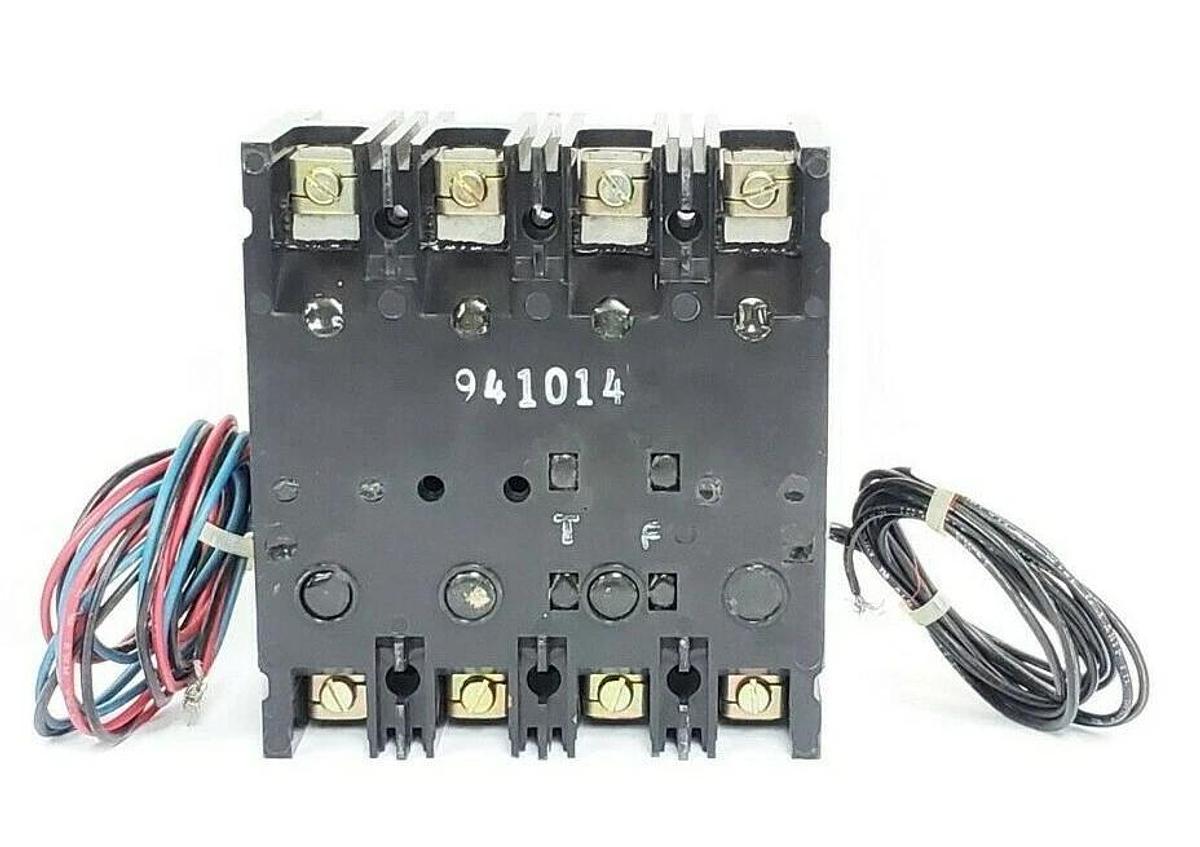 Used WESTINGHOUSE 80E7390 CIRCUIT BREAKER ASSY FB BKR 4P 100A 40C 600VAC 1A1B