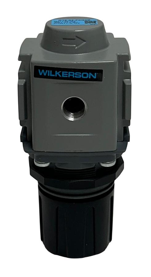 Used WILKERSON R18-02-F0G0B / R1802F0G0B PNEUMATIC REGULATOR R18 SERIES 1/4'' NSNP