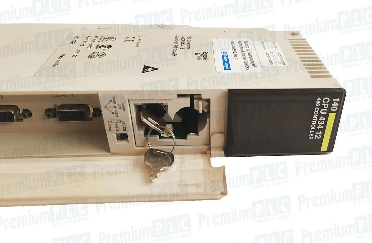 Refurbished SCHNEIDER MODICON 140CPU43412 TSX QUANTUM 486 CPU, 140-CPU-434-12 REPAIRED