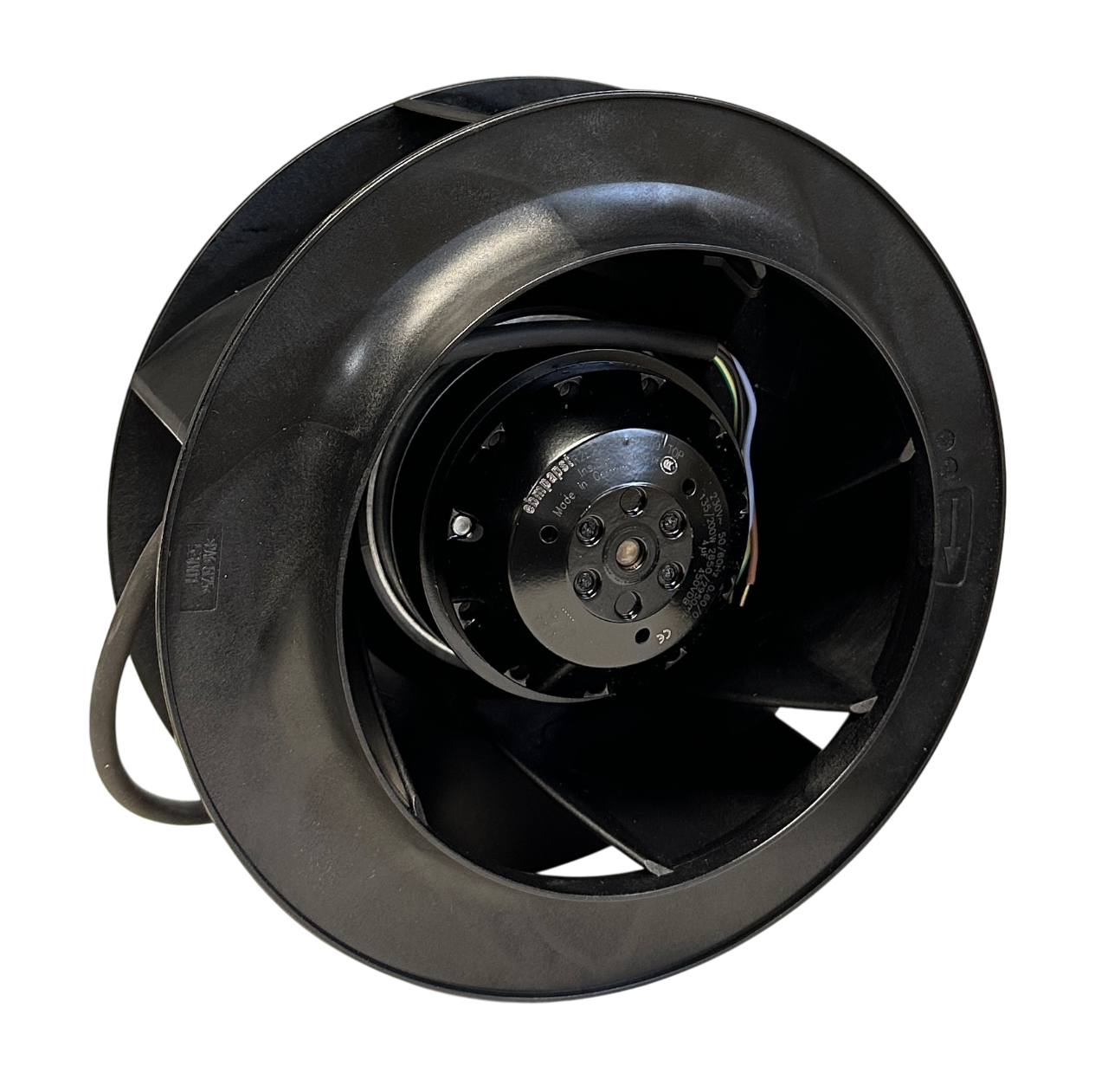 Used EBM-PAPST R2E225-BD92-09 / R2E225BD9209 CENTRIFUGAL BLOWER FAN 230V 50/60Hz NSNP