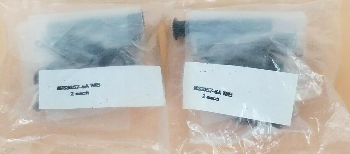 Used LOT OF 4 NEW AMPHENOL / ITT CANNON MS3057-6A W/B CLAMP CONNECTORS MS30576AWB